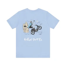 Outlaw Surf Skeleton Wheelie T-Shirt