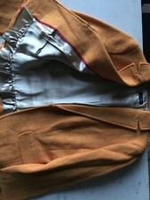 J Crew Wool Jacket, Orange, Us Size 0 (xs), New Without Tags