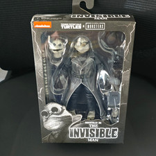 NECA TMNT x Universal Monsters Donatello Invisible Man Boxed Figure w Staff