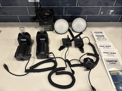 Quantum Photo Lot Qflash T4d Free Wire FW10 Quantum Turbo See Description 
