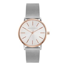 Orologio da donna ARMANI Armani Exchange AX5537 in acciaio inossidabile argen...