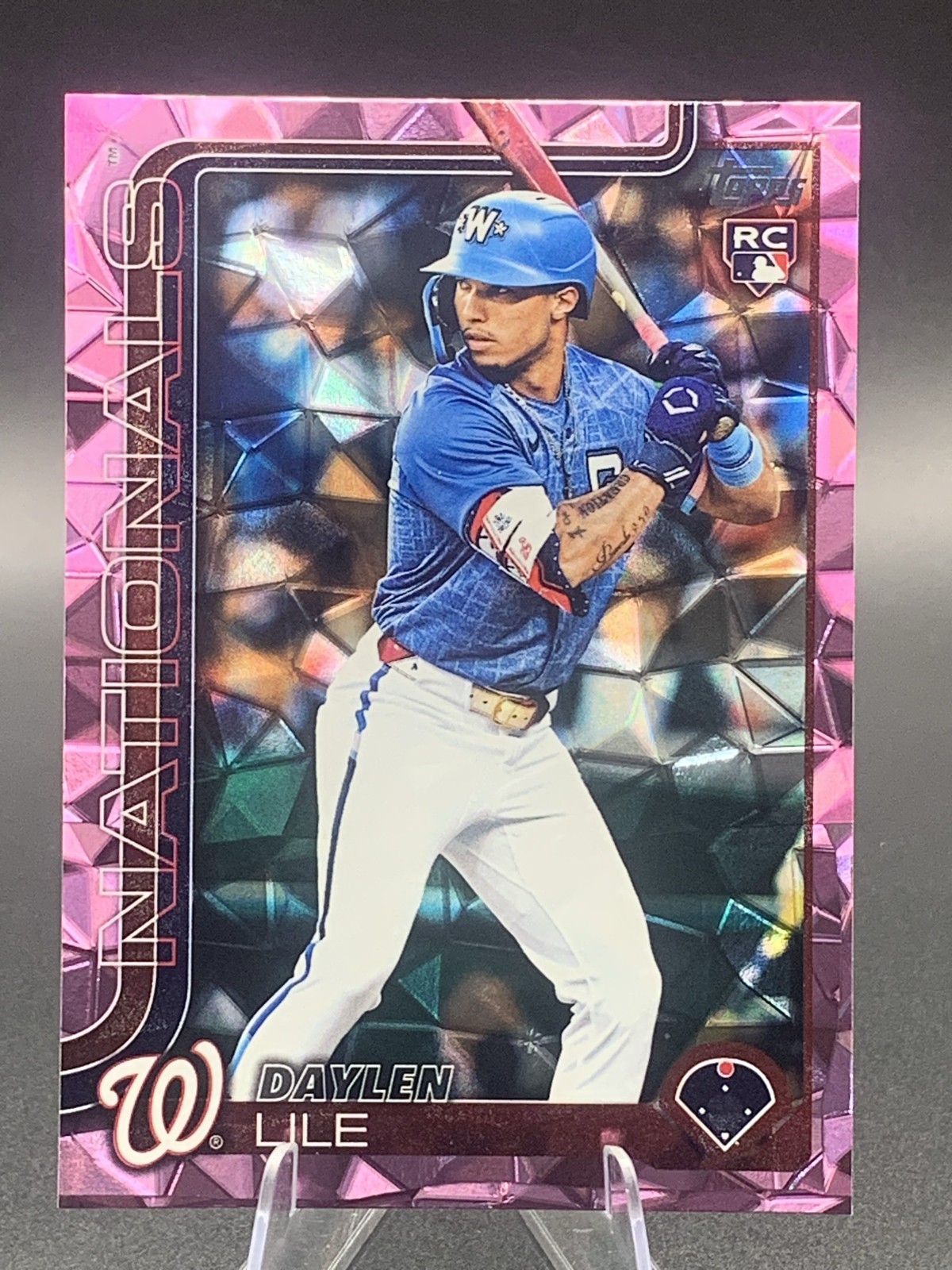 2025 Topps Update Series - Daylen Lile #US172 Pink Diamante Foil (RC)