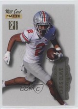 2022 Wild Card Matte SP Exclusive Base Football Chris Olave #MBN-7 Rookie RC 3x7. rookie card picture