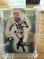 2023 Bowman University Chrome - 1955 Bowman Football Brock Bowers #55BF-3 (RC)