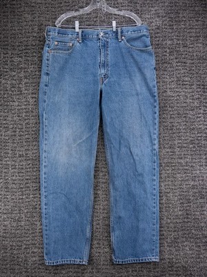 Levis 550 Jeans Mens 40x34 Actual 39x33 Blue Relaxed Fit Slight Taper Denim