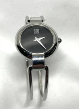 ESQ by Movado Swiss E5364 Stainless Steel with Black Dial Ladies Watch
