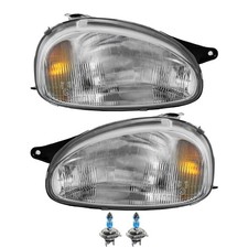 Scheinwerfer Set inkl. OSRAM Lampen H4 für Opel Corsa B 73_ 78_ 79_ Combo 71_