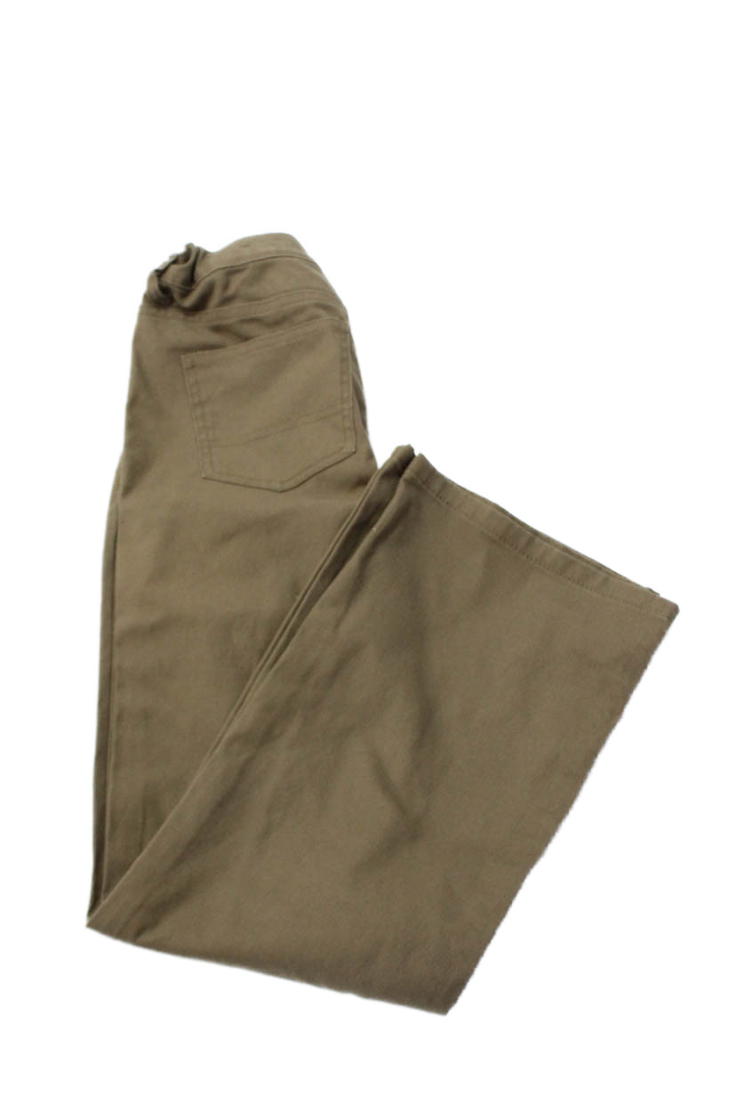 Carhartt Childrens Boys Straight Leg Casual Pants Bark Brown Cotton Size 12