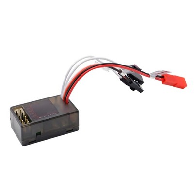 10A Brushed RC ESC 2s/3s Dual Way Brake LED Control für 1/28 1/24 RC Auto Modell