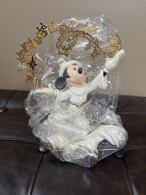 NEW 2000 Disney Fantasia Sorcerers Apprentice Lenox Signed Mickey Mouse & Box