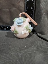 De colección 3D Primavera Pascua Floral Huevo Cartera Popurrí Soporte Aromatizador