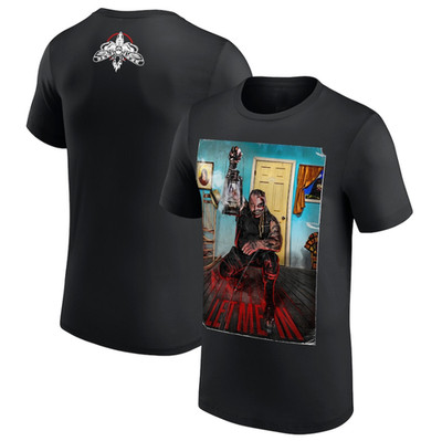 Black Bray Wyatt Let Me In Firefly Fun House T-Shirt