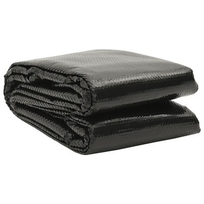 Poolabdeckung Schwarz 549x274 cm PE