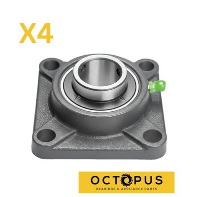 UCF213-40 Flange Bearing 2-1/2'' Bore 4-Bolt Self-Aligning 4PCS