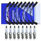 8pcs 9748UU Wire & 41-110 Spark Plug 12621258 For Chevy GMC 4.8L 5.3L 6.0L USa.