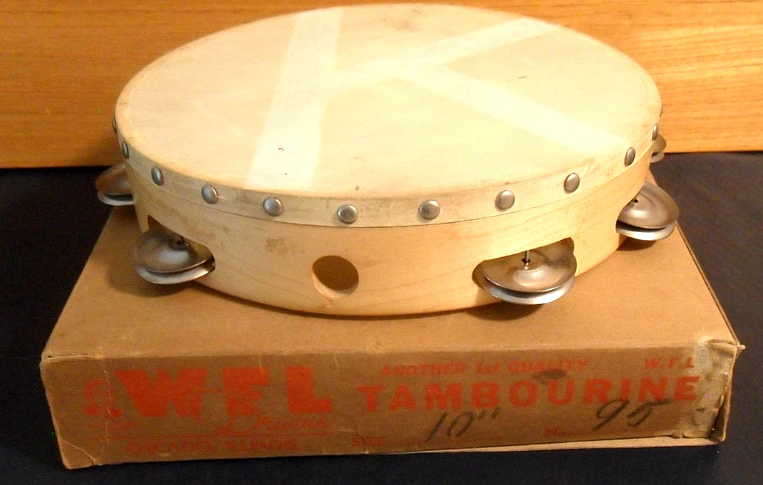 パーカッション・打楽器 W.F.L LUDWIG 10\" Professional Tambourine パーカッション・打楽器 W.F.L LUDWIG 10