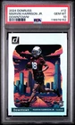 MARVIN HARRISON JR. 2024 DONRUSS DOWNTOWN ROOKIE SSP CARDS RC PSA 10 Q2167
