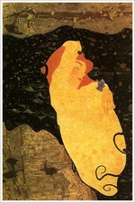 Danae Artist Egon Schiele Giclee Art Poster Print