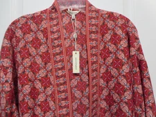 Max Studio Open Front Kimono Sleeve Side Slits LARGE Matching pants listed NEW