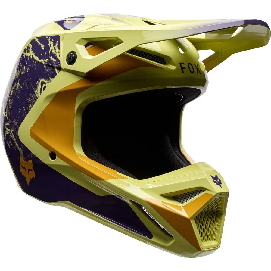 Fox Racing Yellow Motorcycle & Powersports Helmets for sale | eBay