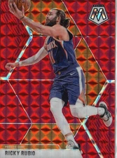 2019-20 Panini Mosaic #158 Ricky Rubio Red Prizm