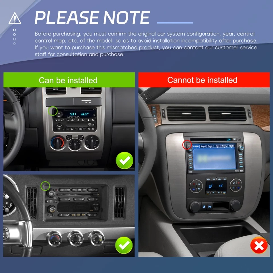 For Buick Rainier Rendezvous Wireless Carplay WIFI GPS Android 15 GPS Car Stereo Foto 2 de 4