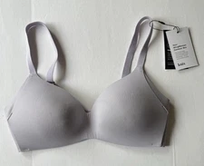 New Knix Wing Woman Contour Bra Size 1 Lilac Molded Foam Cups Side Coverage