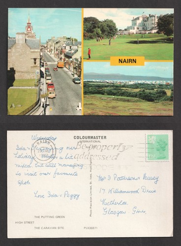 Nairn multiview, Szkocja. Wysłany 1983. Pocztówka Colourmaster - Zdjęcie 1 z 3