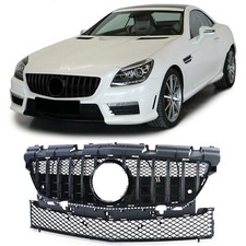 Gitter Vorne Mercedes R172 SLK 2011-2015 Verkleidung Profile Schwarze Panamerica