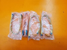                  Lot of 4  Various Orange SATA Drive Cables Straight to Straight