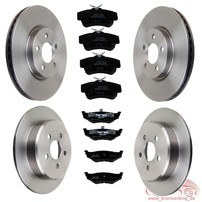 Chrysler Pt Cruiser Bremsen Set Scheiben mit Beläge VORNE HINTEN 