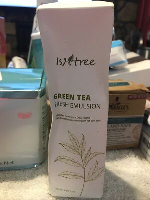 ISNTREE Green Tea Fresh Emulsion 120ml (4.05oz) New In The Box 10/24
