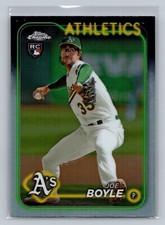 Joe Boyle 2024 Topps Chrome Refractor #91 RC