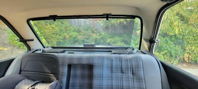 BMW E30 Roll Up Sun Shade blind Works with 3rd Light Magnetic Hooks RARE