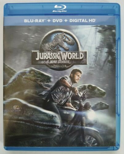 Jurassic World (Blu-ray/DVD, 2015, Canadien) - Photo 1/3
