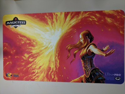 Force Of Will Playmat With Judge Foil Art Magicfest Exclusive Mtg Magic Ebay