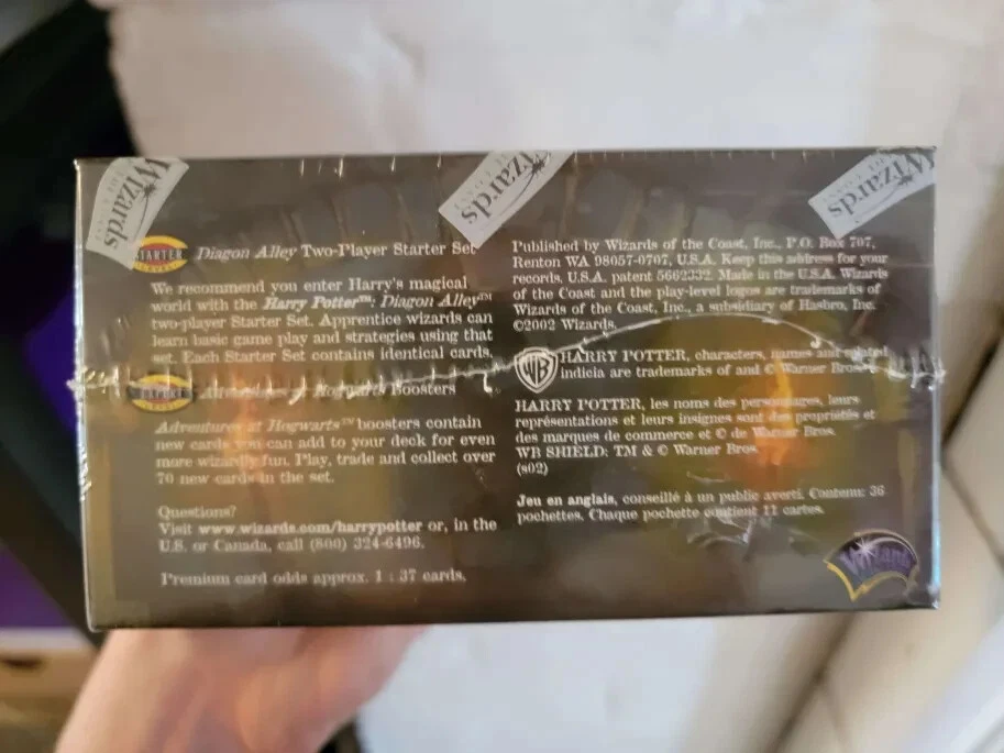 WOTC Harry Potter Adventures Of Hogwarts Factory Sealed 36 Booster Pack Box READ - Image 3 of 4