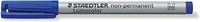 10 Staedtler Folienstift Non-Permanent Lumocolor Blau WasserlöSlich 315-3