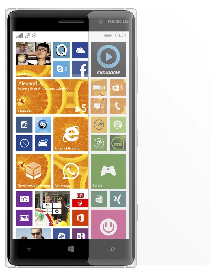 6x Protector Pantalla para Nokia Lumia 830 Protector Antideslumbramiento Foto 2 de 4