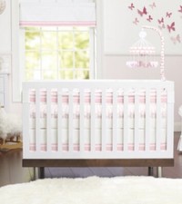 Just Born Window Valance - Barely Pink