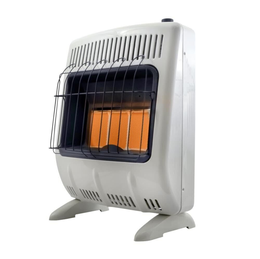 Corporation Vent-Free 20,000 BTU Radiant Natural Gas Heater, Multi,White