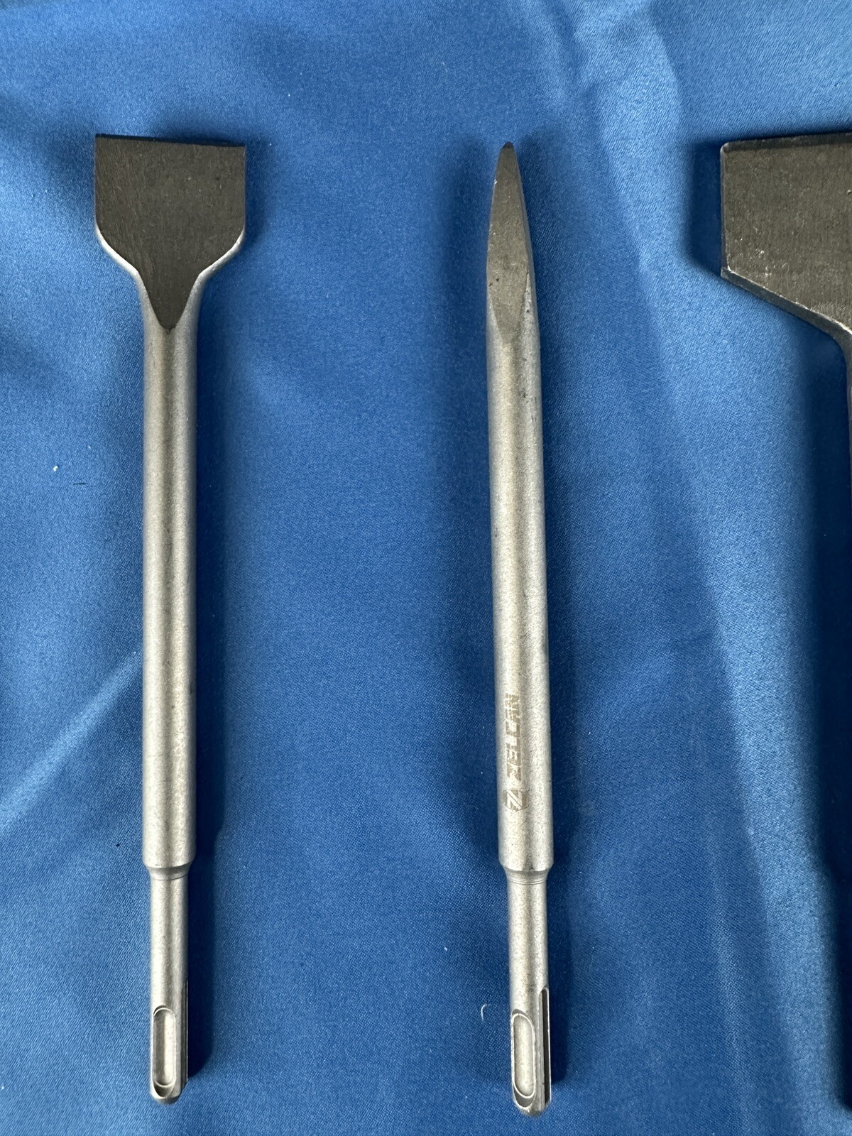 ZELCAN Chisel Set with SDS Plus Shanks, 6pc Masonry Concrete Drill Bit Set, T...