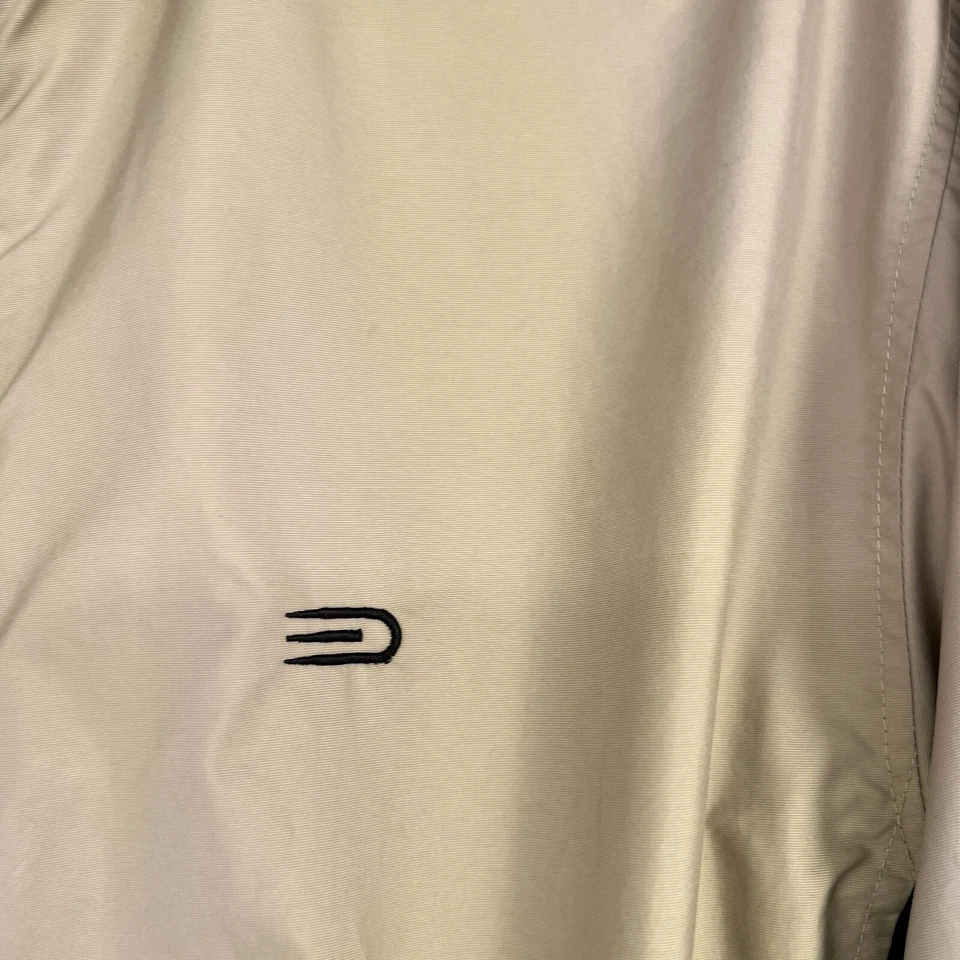 Куртка мужская Dockers большая коричневая с логотипом на молнии для гольфа на открытом воздухе - Изображение 4 из 4