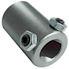 Borgeson Steering Shaft Coupler 34 Double D X 34 Dd Smooth Bore Steel 314900