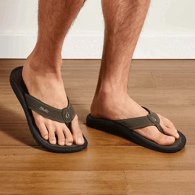 Olukai Men's Ohana robuste wassertaugliche Zehenstegsandalen Herren edle Optik