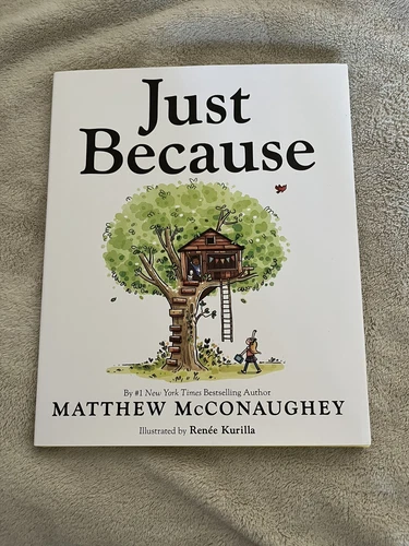 Matthew McConaughey Hand Signed Autograph Book Just Because