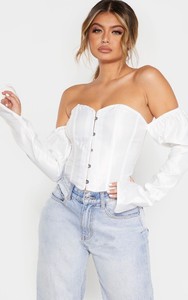 black long sleeve bardot top uk