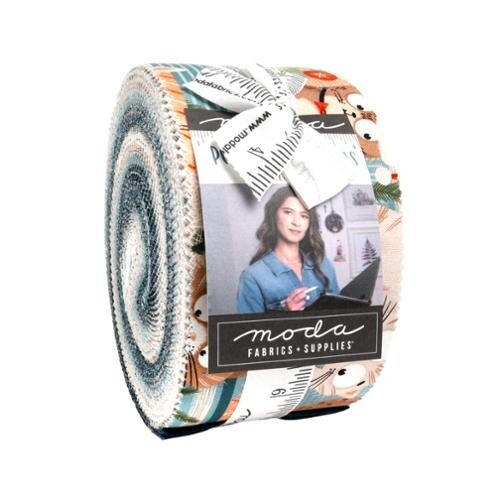 Purrfect Christmas Jelly Roll® 39040JR Moda Precuts 100% cotton fabric quilt st - Picture 1 of 4