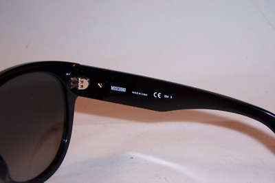Moschino Sunglasses - MOS013/S 807/9O - Black - NIB Moschino MOS013/S 807/9O Round Black Sunglasses | Vision  main image 3