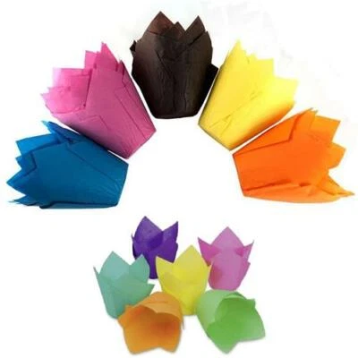 VDL TULIP Muffin Cases Wraps Cupcake Greaseproof Baking PREMIUM QUALITY